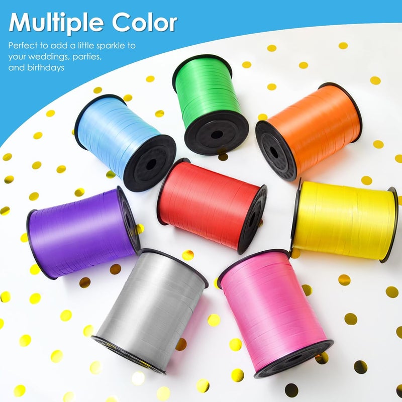 VISPAD Light Blue Curling Ribbon, 500 Yard, Polyester, Perfect for Gift Wrapping, Balloons, Crafts & Celebrations - Image 5